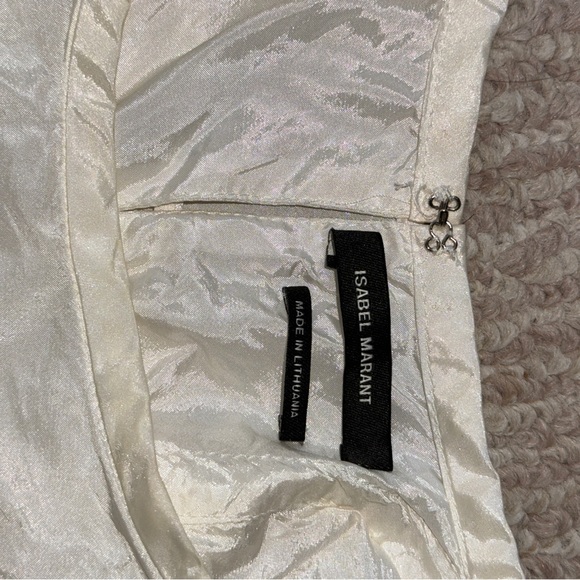 ISABEL MARANT Frilly silk top - Picture 8 of 9